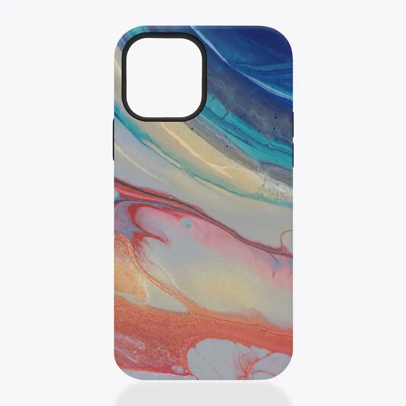 Rainbow Cloud Apple Tough Case